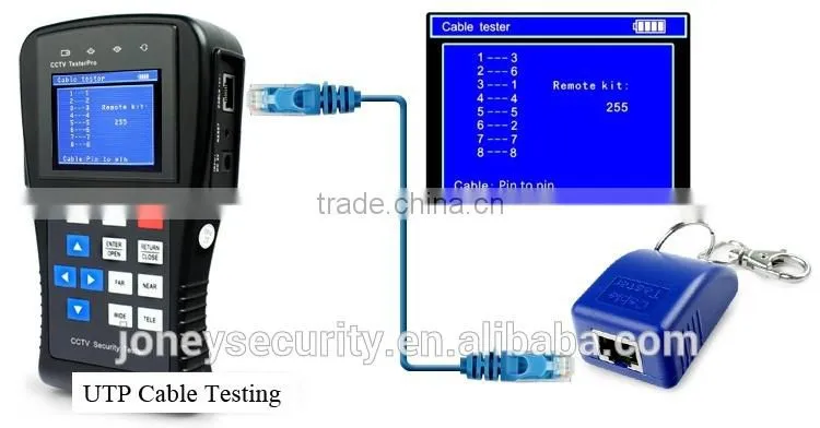 2.8 inch Digital TFT LCD Monitor Security Camera CCTV Tester pro