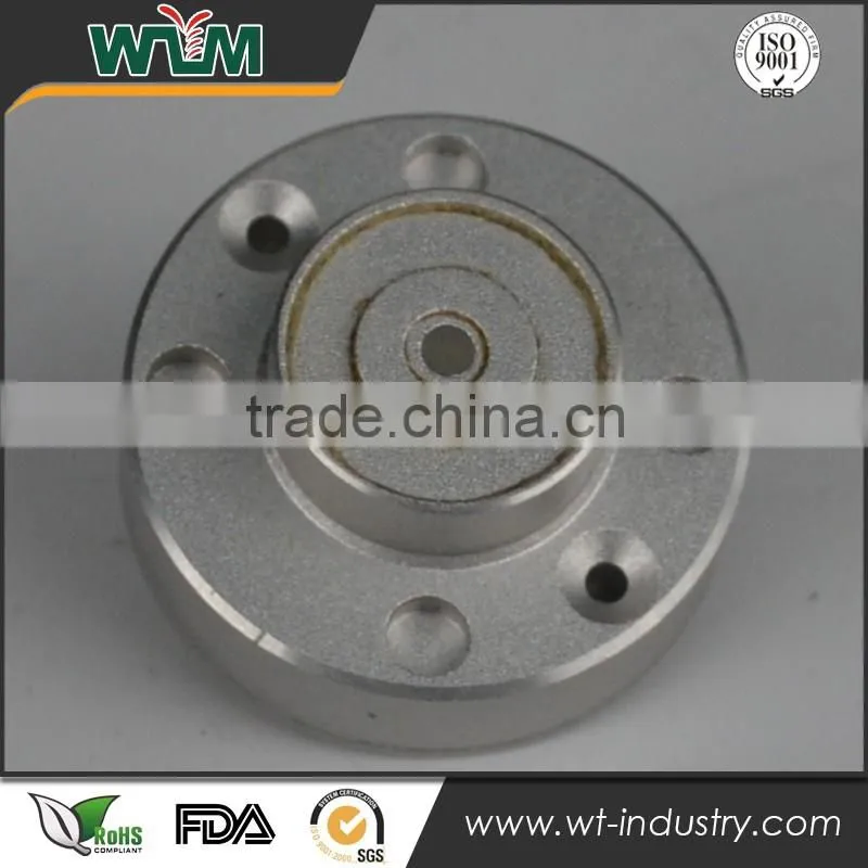High precision custom made aluminum cnc part for laser head part