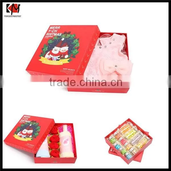 Christmas Gift Box With Lids Custom Wholesale Paper Box Packaging