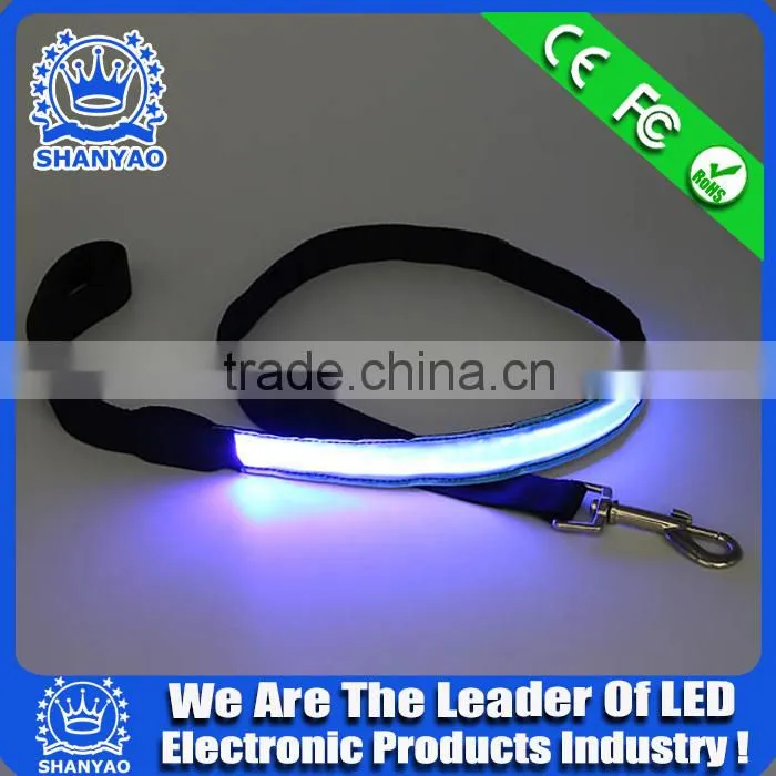 2016 Decorative Refiective LED Light Dog Leash As New Year Gift