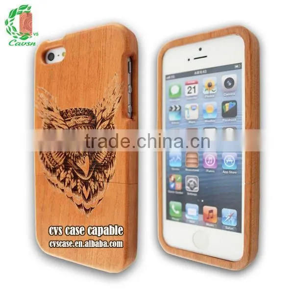 Unbreakable Wooden Sticker Slim Blank Wood Case For Iphone 6