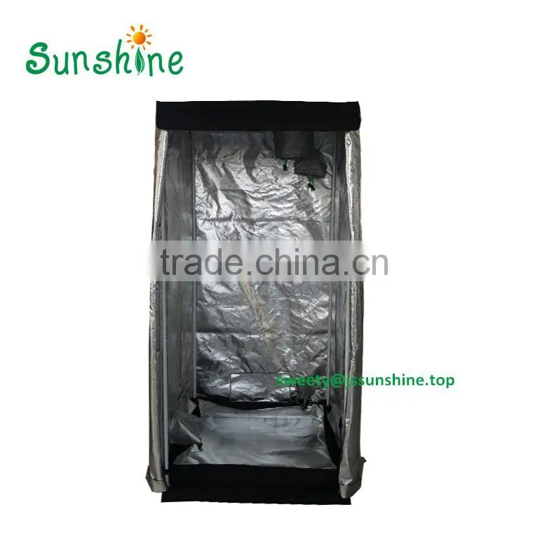 Mini Size 80x80x160cm straight Door Mylar Hydroponic Grow Tent for Indoor Plant Growing