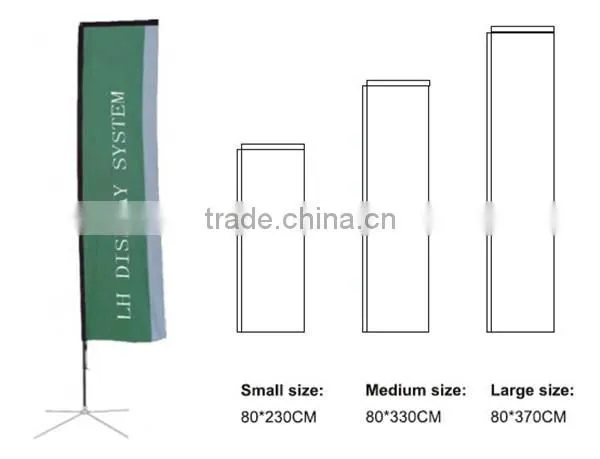 aluminium and fiberglass beach flag pole