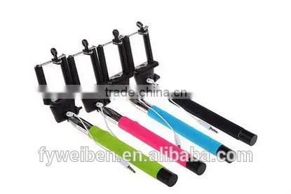 selfie stick wireless bluetooth with remote controll made in china for mobile accessory