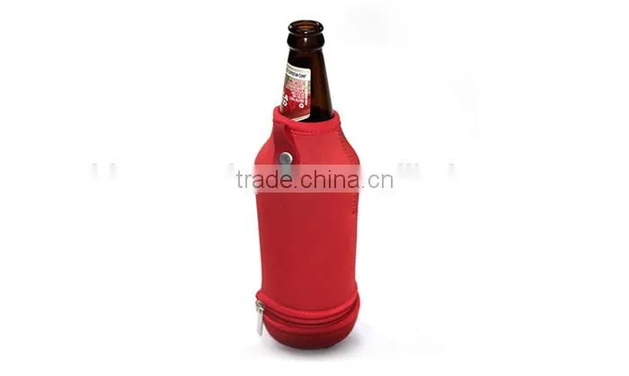2016 fashional collapsible beer bottle cooler holder