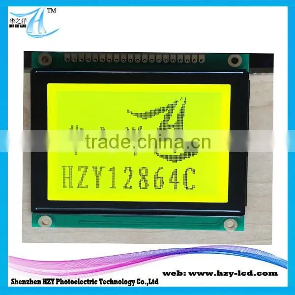 Provide 12864 LCM Type With NT7107 IC And 3.3V OEM ODM LCD Module