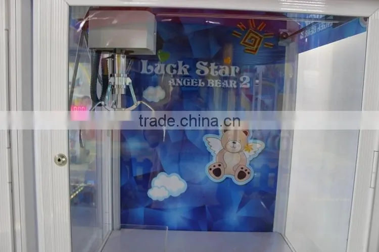 LSJQ-756 Diamond graphics crane claw machine plush crane toy vending machine for sale mini crane game