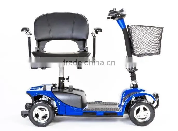 Electric scooter 180W 4 wheel adult mobility scooter for adults, dual pedal scoota