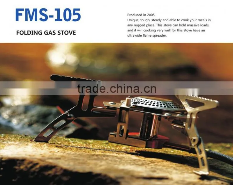 Outdoor Cooking Camping Gas Stove Mini Foldable Stainless Steel Gas Stove Furnace Split Type Butane Propane Burner