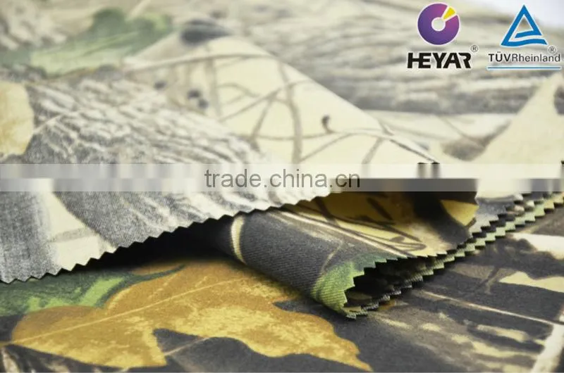 Forest Camo Print Custom Printed Fabric