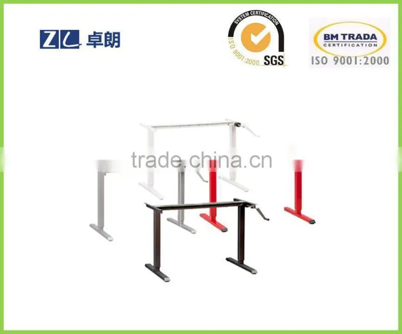 Manual adjustable lift desk columns for office up and down