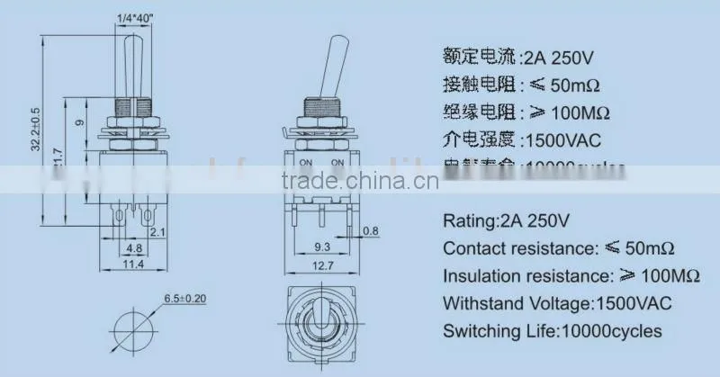 power toggle switches