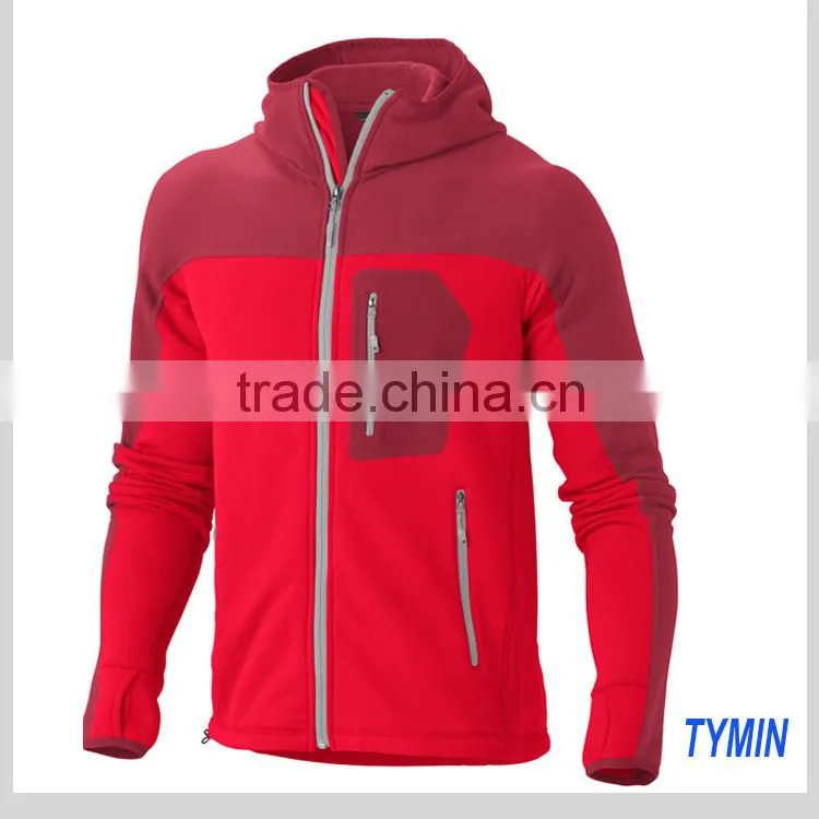 Wholesale functional hoody sports soft shell jacket