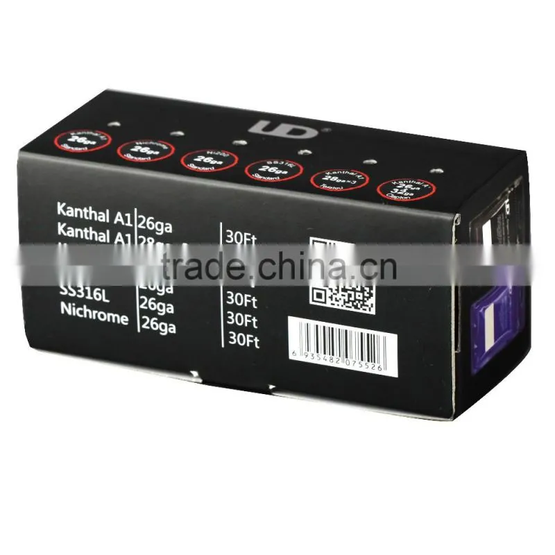 udtech best electronic cigarette Accessory wire box for builder choice with 6 spool in one box kan28