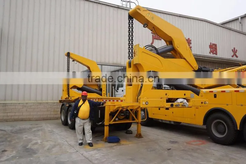 20ft semi trailer container lift, 20ft container lift trailer,20FT Side Lifter Loader Chassis Truck Trailer