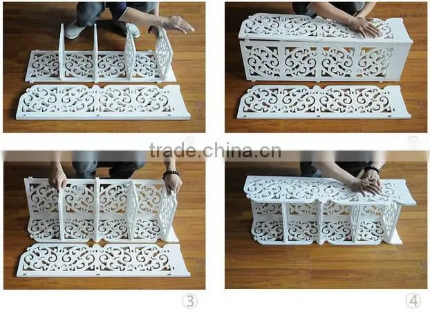 Best Selling MINI Modern Carved Plastic Storage Shelf