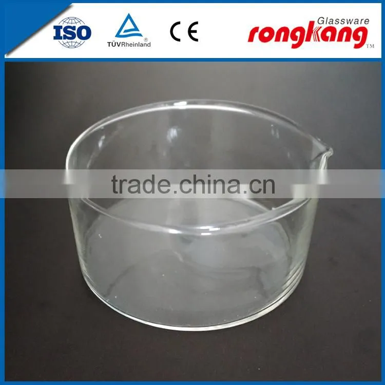 Quartz glass evaporating dish