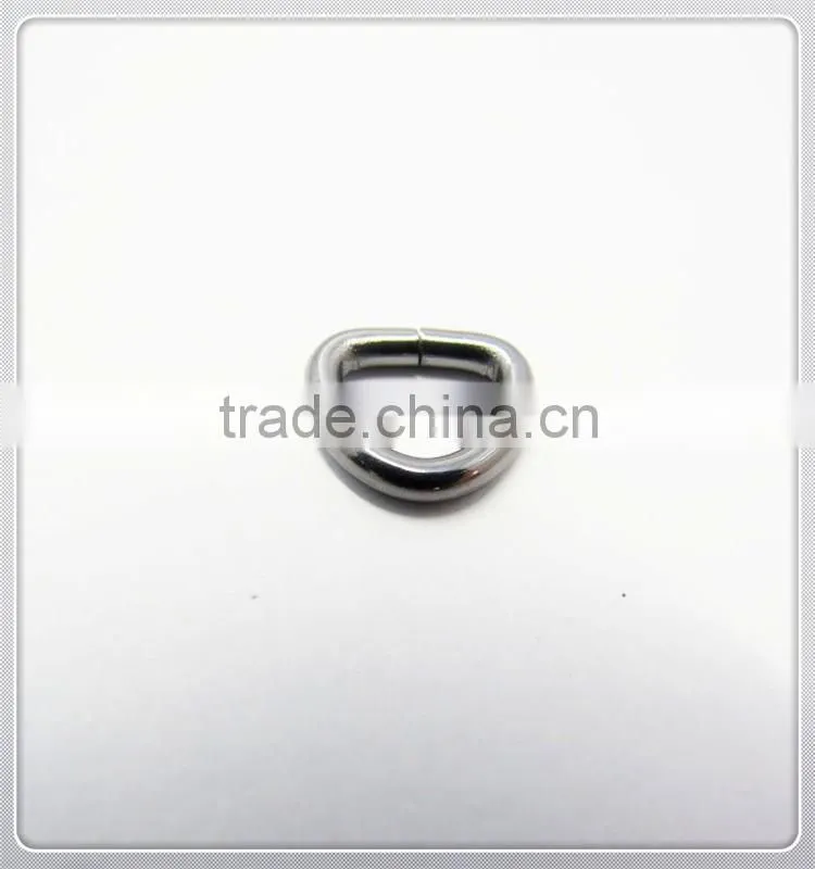2016 new design strong metal rings for handbag straps