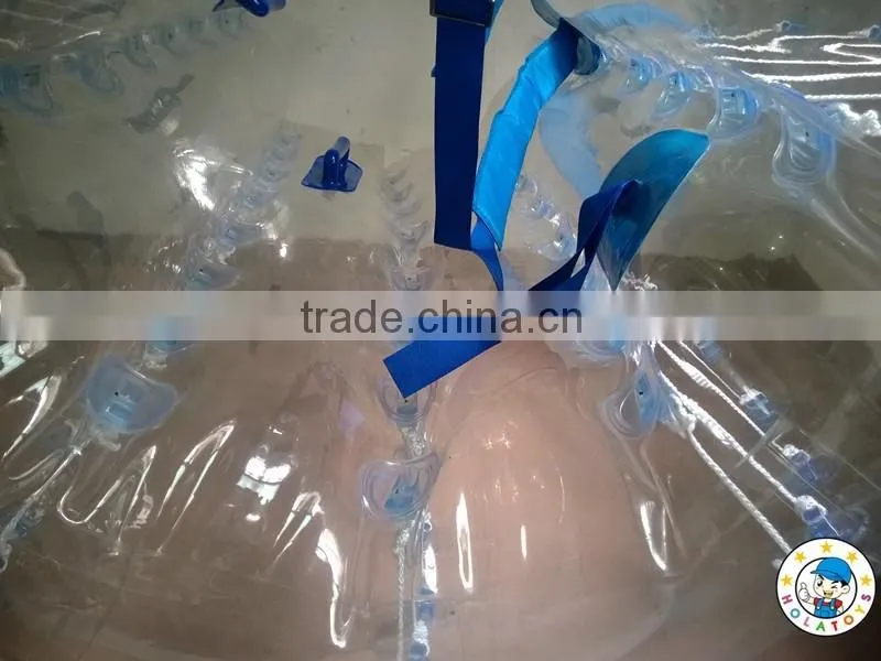 Hola inflatable bumper ball/human bowling ball/football bubble for sale
