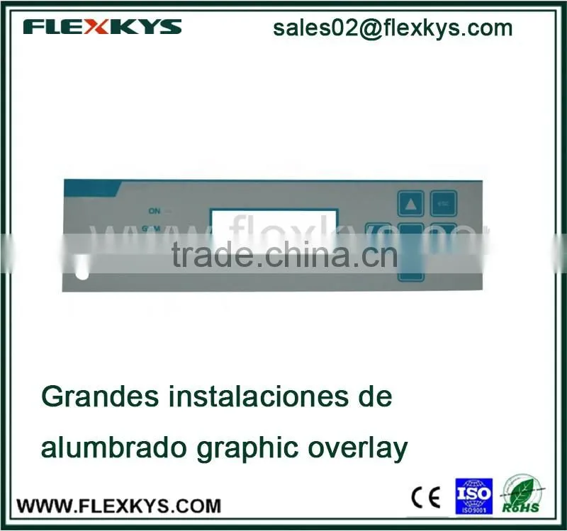 Grandes instalaciones de alumbrado sticker printing graphic overlay