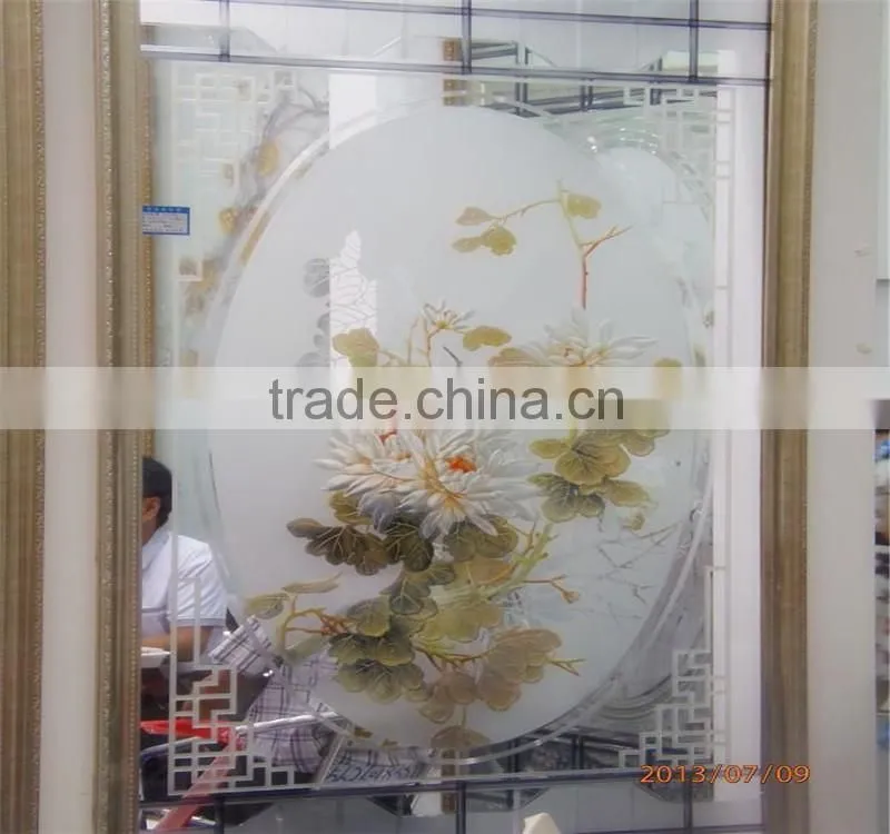 office full height glass wall partition