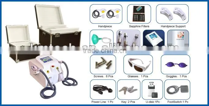Powerful portable 2 in 1 IPL SHR machine/SHR hair removal machine/SHR beauty equipment