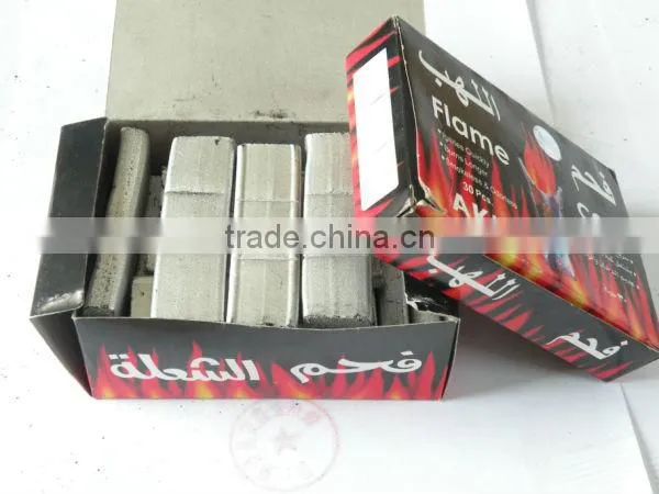 100% natural bamboo magic coal silver charcoal for shisha