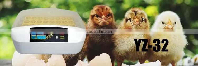 Automatic YZ-32 hatching machine turkey egg incubator price