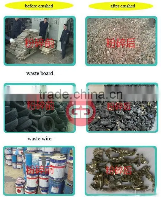 large wood plastic shredder machine for sale