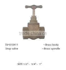 Y BRASS STOPCOCK PLUMBING FORGED GATE VALVE