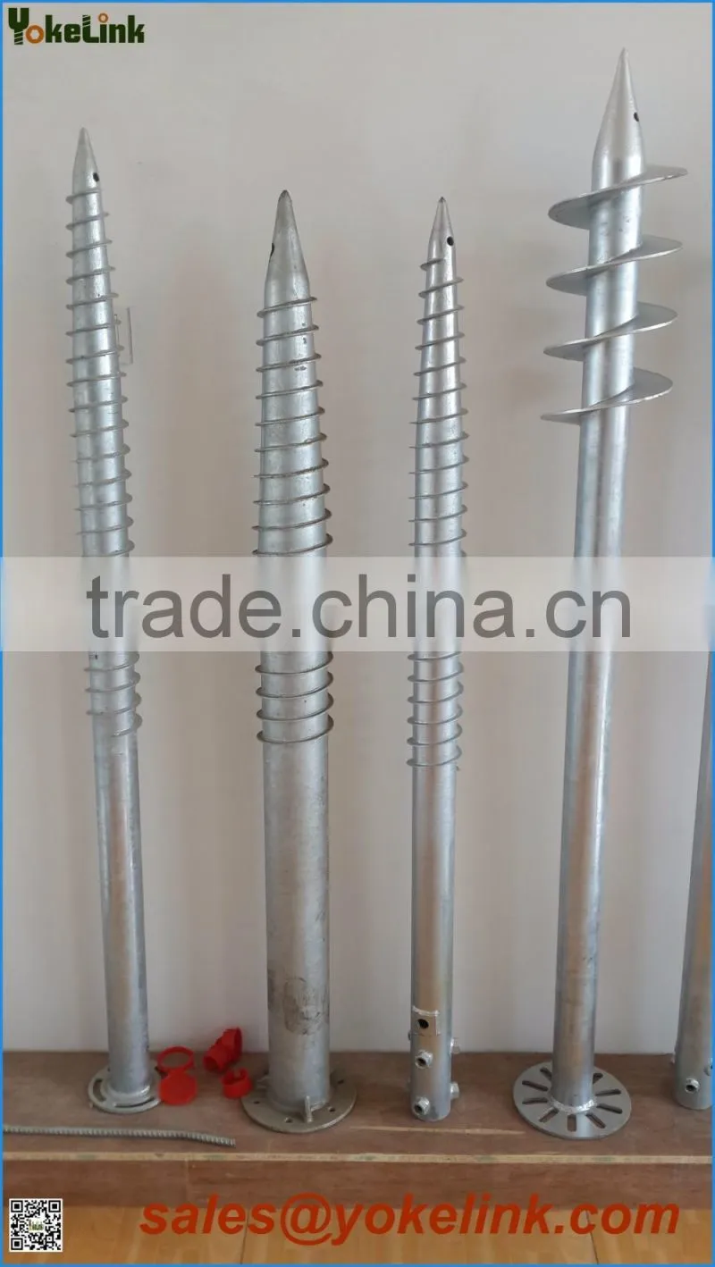 Hot selling carbon steel ground screw for solar stand