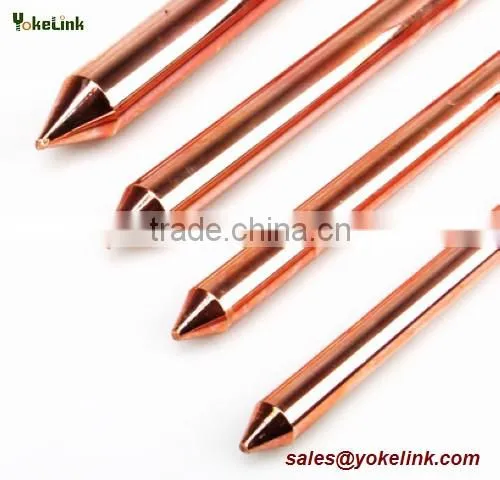Hot dip Galvanized Ground Rod/Earth Rod for Power Line Fitting