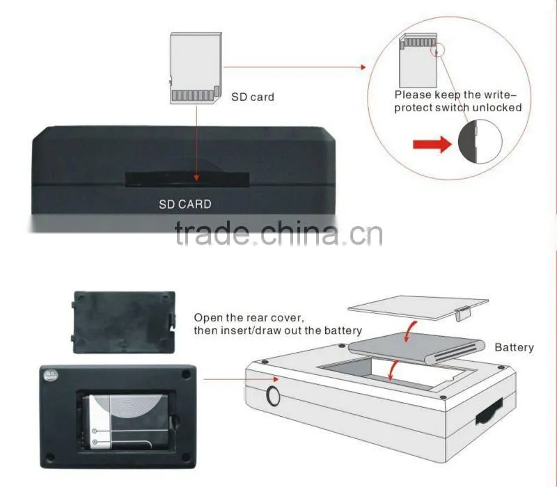 Mini Portable DVR Recorder with AV input and LCD screen 2.5"