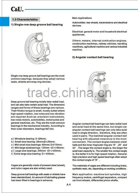 main bearing for Fiat