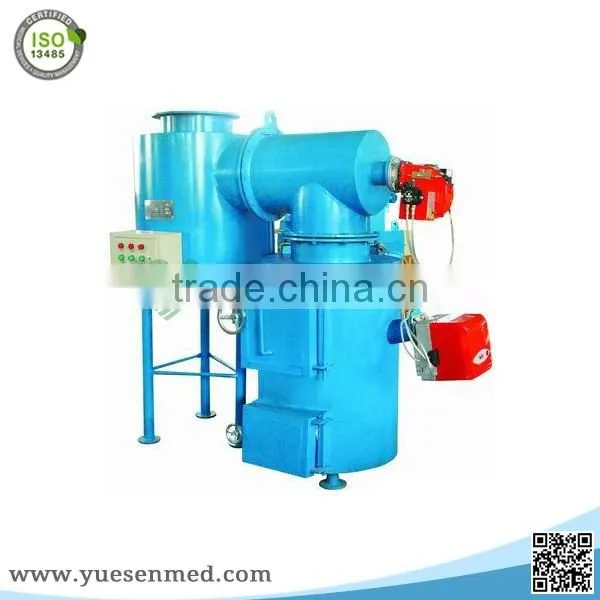 2017 top quality small scale hotel and hospital waste incinerator for sale