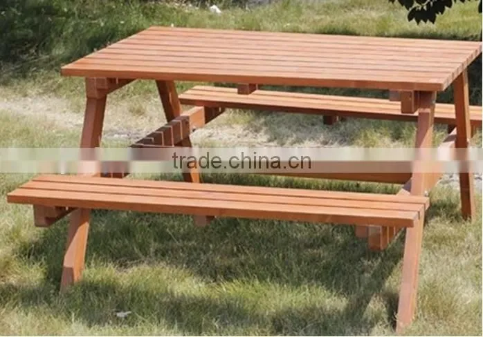 High Quality Outdoor Kids Children Wooden Picnic Table