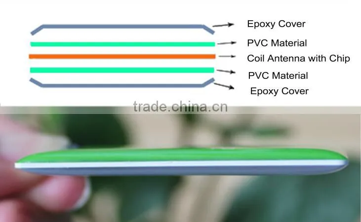 ISO14443A Printable NTAG213 NFC Epoxy Key Tag for Promotion