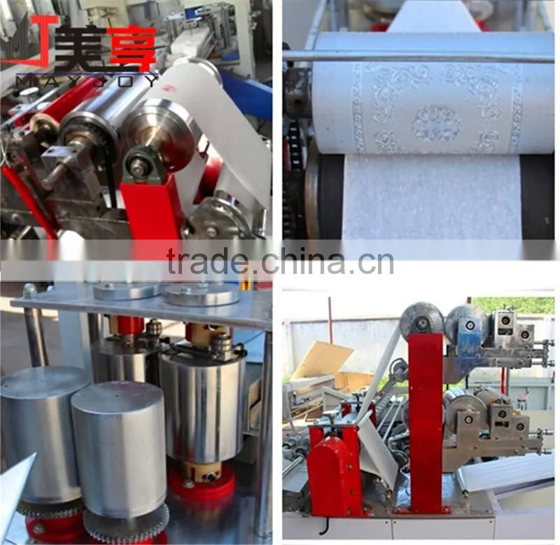 Zhengzhou new good quality folding packing paper napkin machine