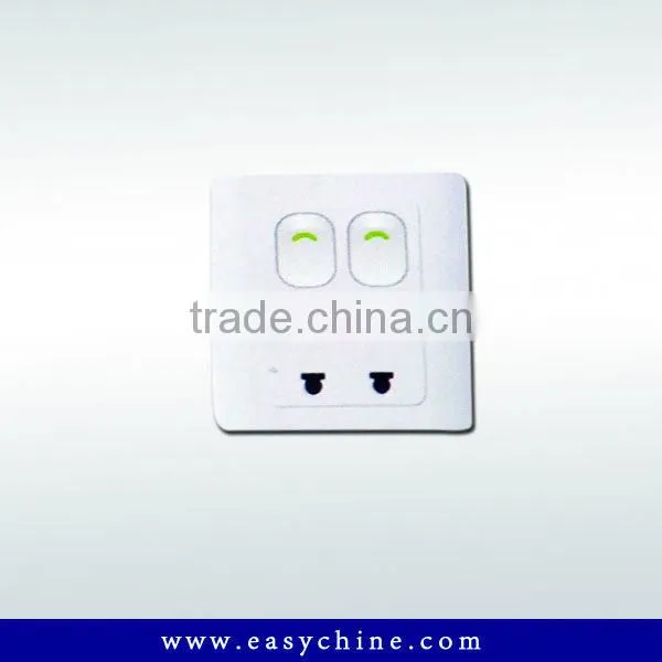 Three Gang Italian Wall Switch And Socket
