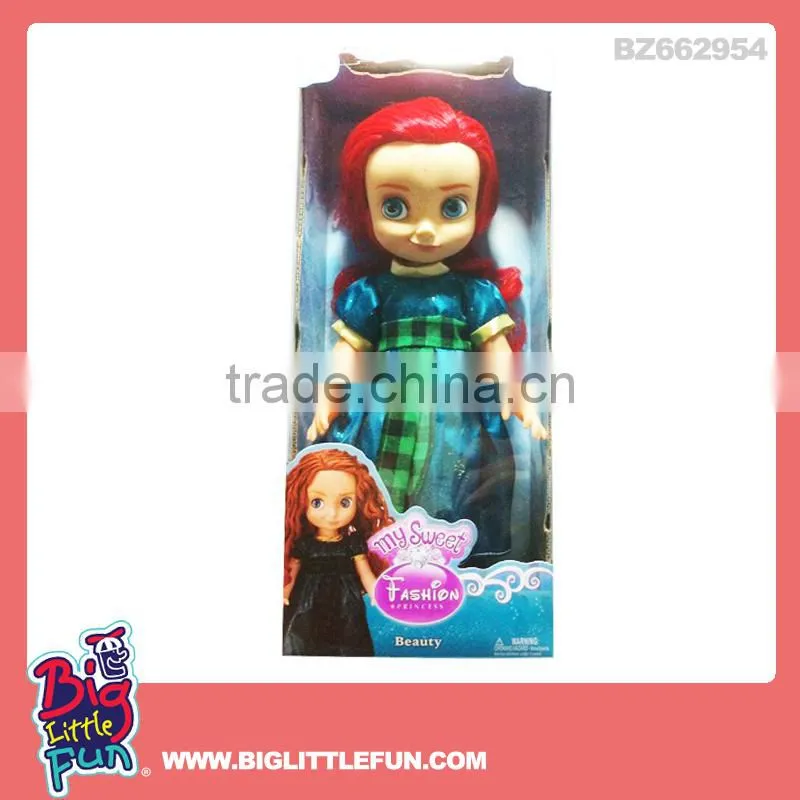 16 inch kids cartoon character princess doll toy