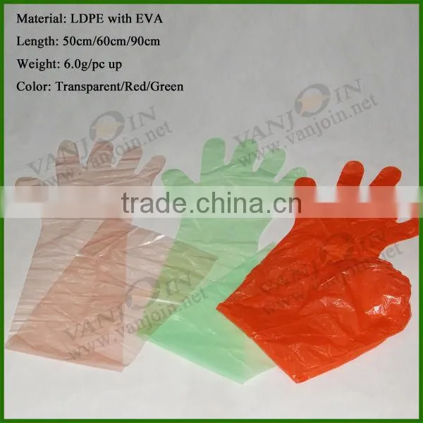 Disposable Long PE Glove For veterinary use or Disposable Veterinary GLove