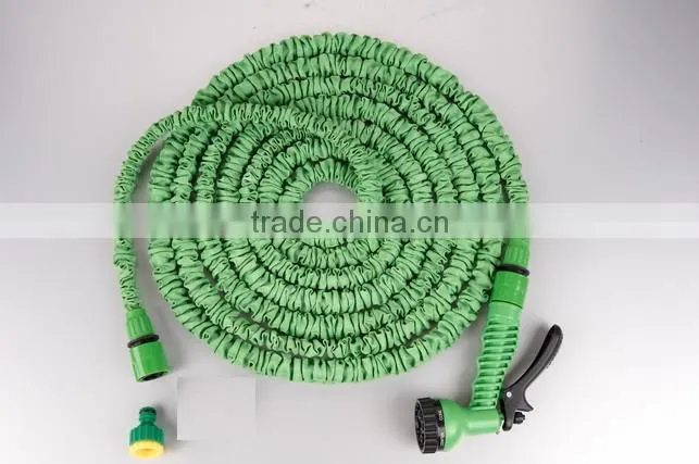 Expandable hose in garden
