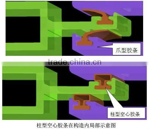 CR special-shaped sealing strip for cabinet ,window,door etc.