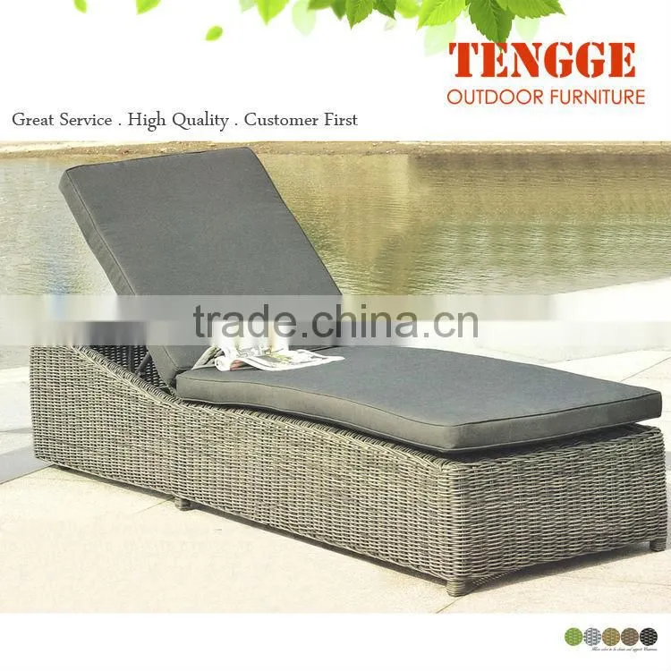 Garden and beach leisure sunbeds