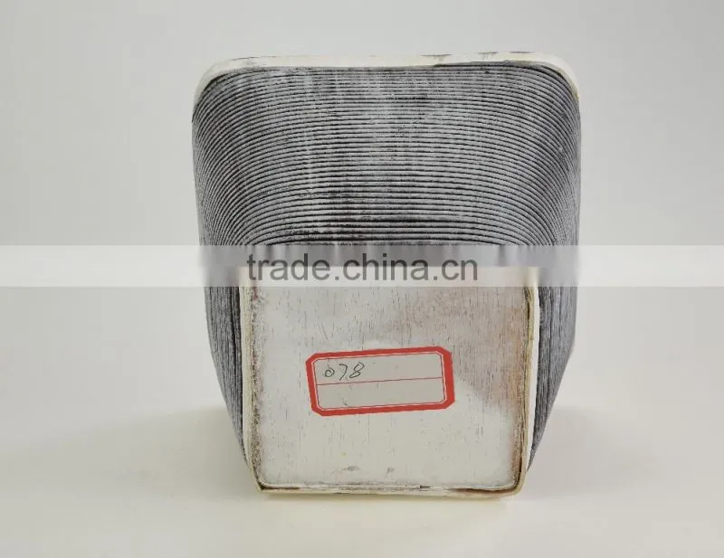 small quantity order cheap 7 inch square design alibaba lightweight wooden flower pot wholesale