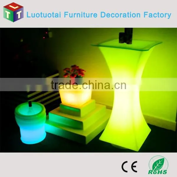 luminous cafe/bar led furniture /led table