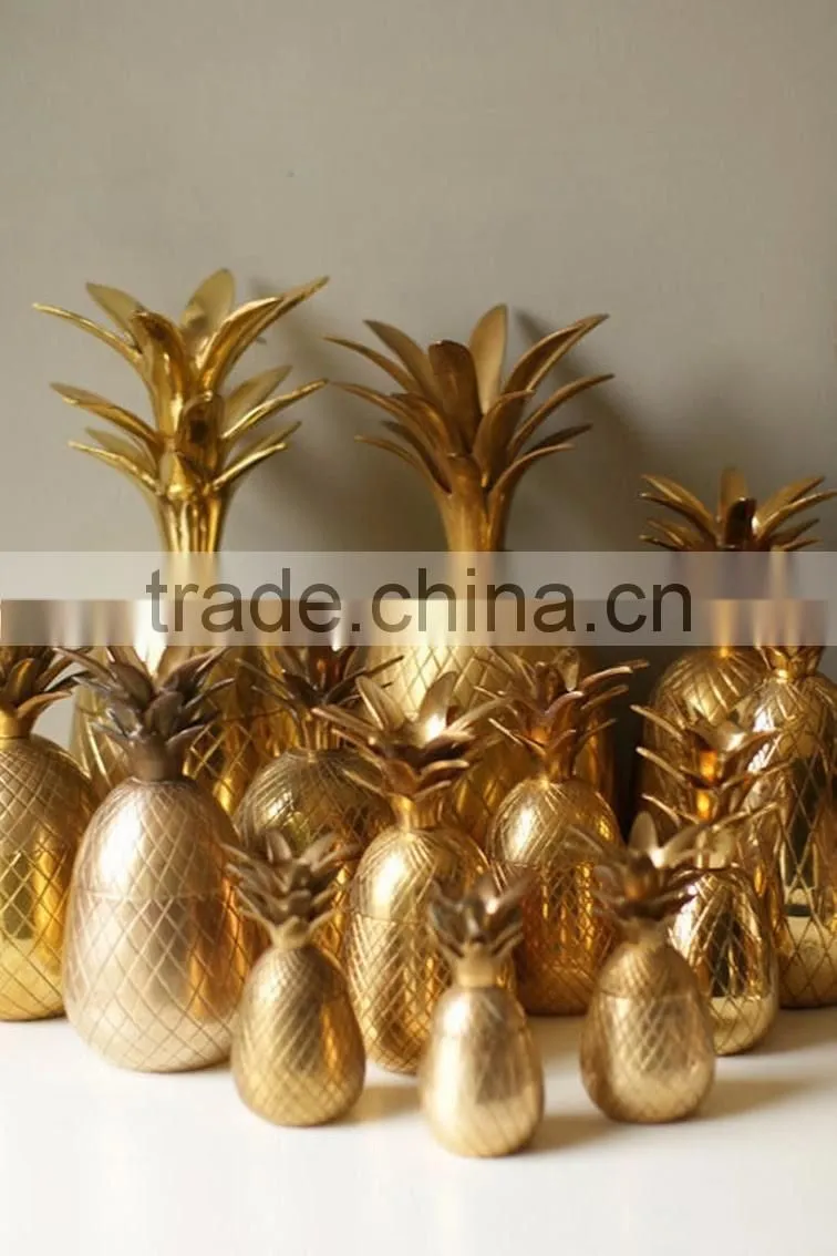 Rose Gold Pineapple Cocktail Mug, Pineapple Ice Bucket For Bar