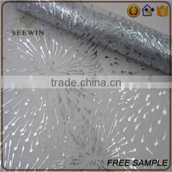 soft fashionable sheer silk organza fabric tulle roll