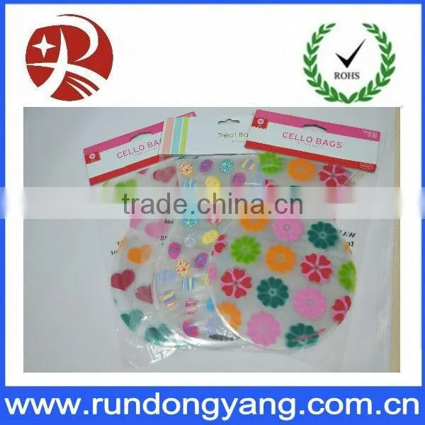 Custom transparent plastic candy packaging bag