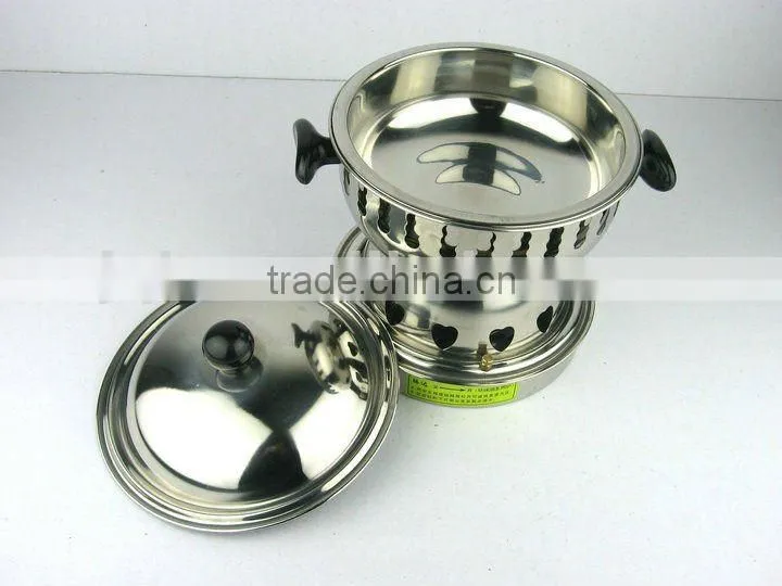 16CM Stainless Steel Hot Pot with fuel for sale
